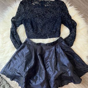 B. Darlin Navy Blue Hoco/Prom dress